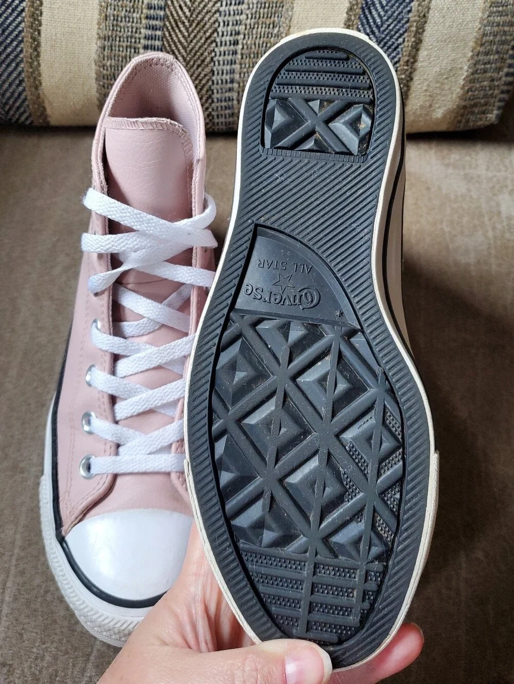 Converse Chuck AllStar HighTops Donut Frosting Pink Leather Rare Sample Release
